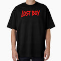 Lost Boy – Raw Red Typography with Rebellious Energy by PixelVibe782