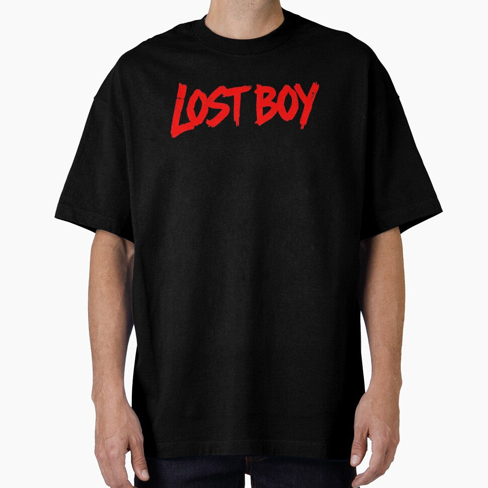 Lost Boy – Raw Red Typography with Rebellious Energy by PixelVibe782