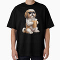 Funny Shih Tzu Drinking Iced Coffee Meme Dog Lover by TerryConnells