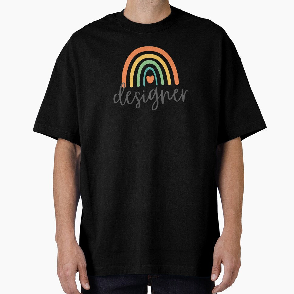 Designer - Colorful Rainbow - Heart - Career by patternjp