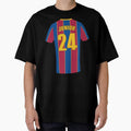 Barcelona football jersey number 24 by Justtrendytees Unisex , , , Long Sleeve Tee