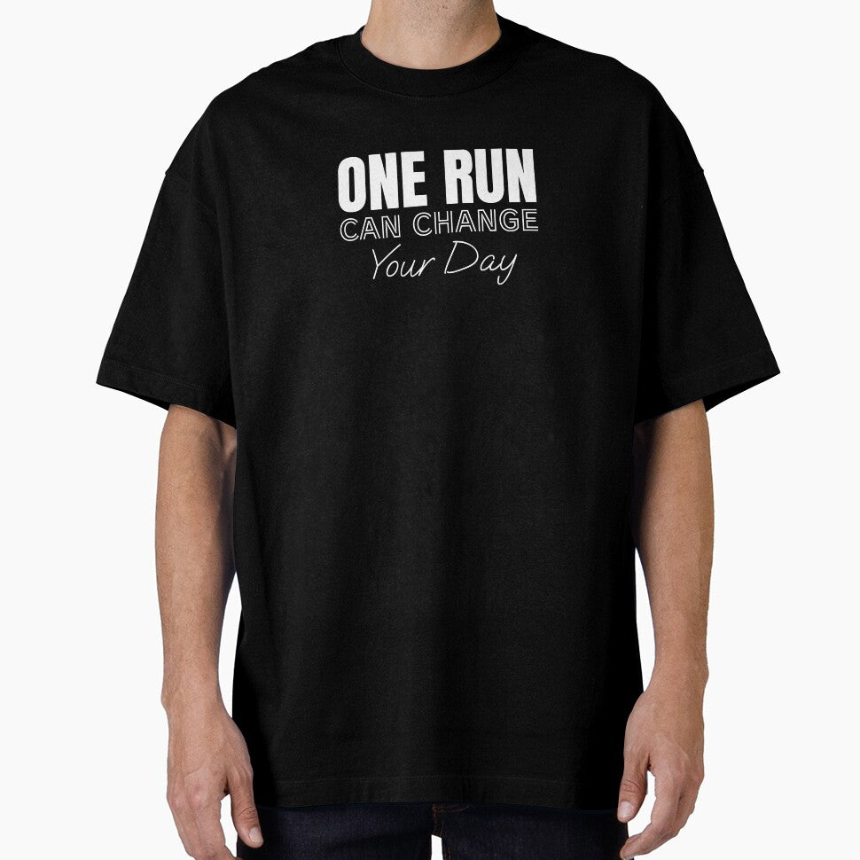 One run can change your day by Minimalist Quotes and Sayings