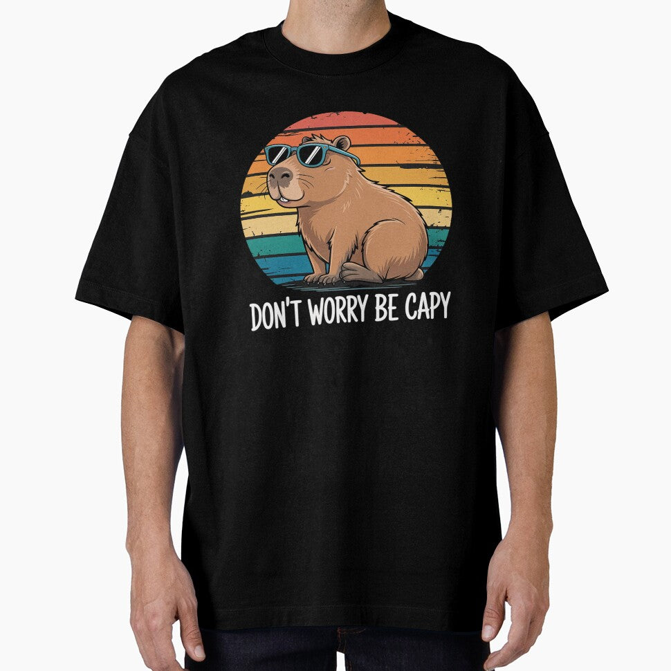 Dont Worry Be Capy Capybara by HaileyRobel