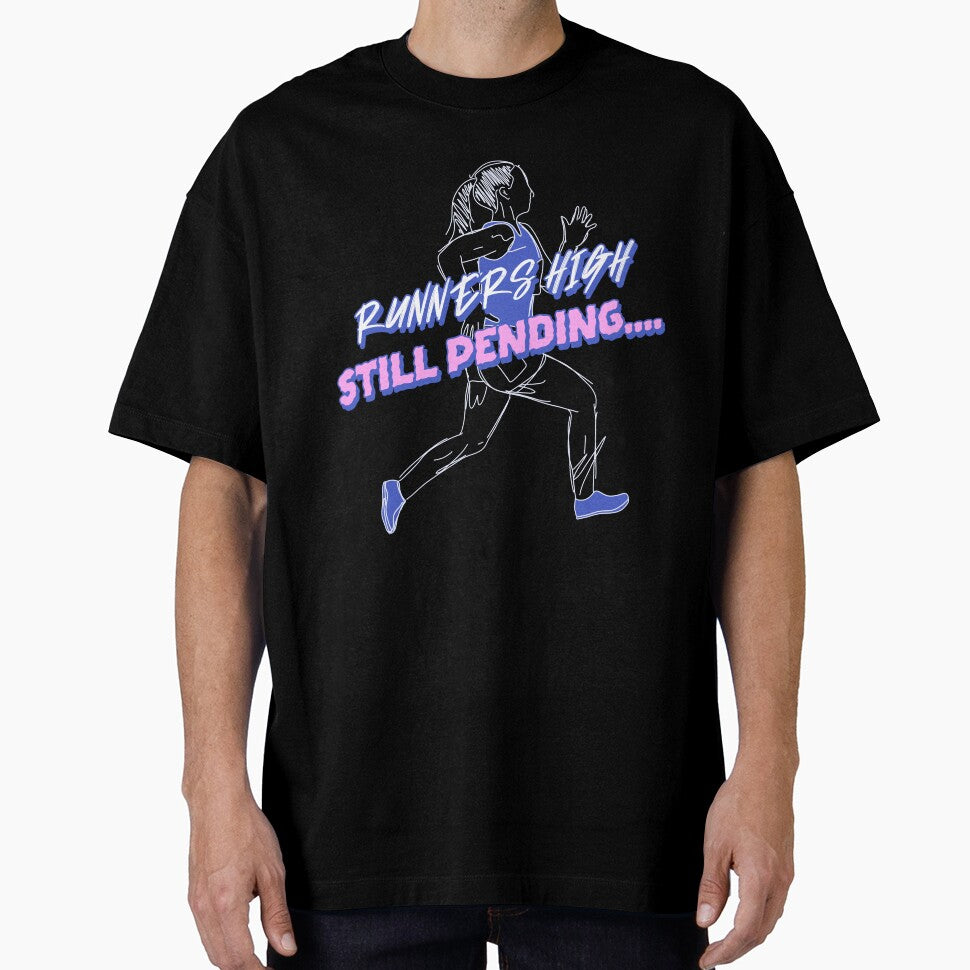 Runners High Still Pending 5k Running 3.1 mile 10k Running Half Marathons by JMDTees