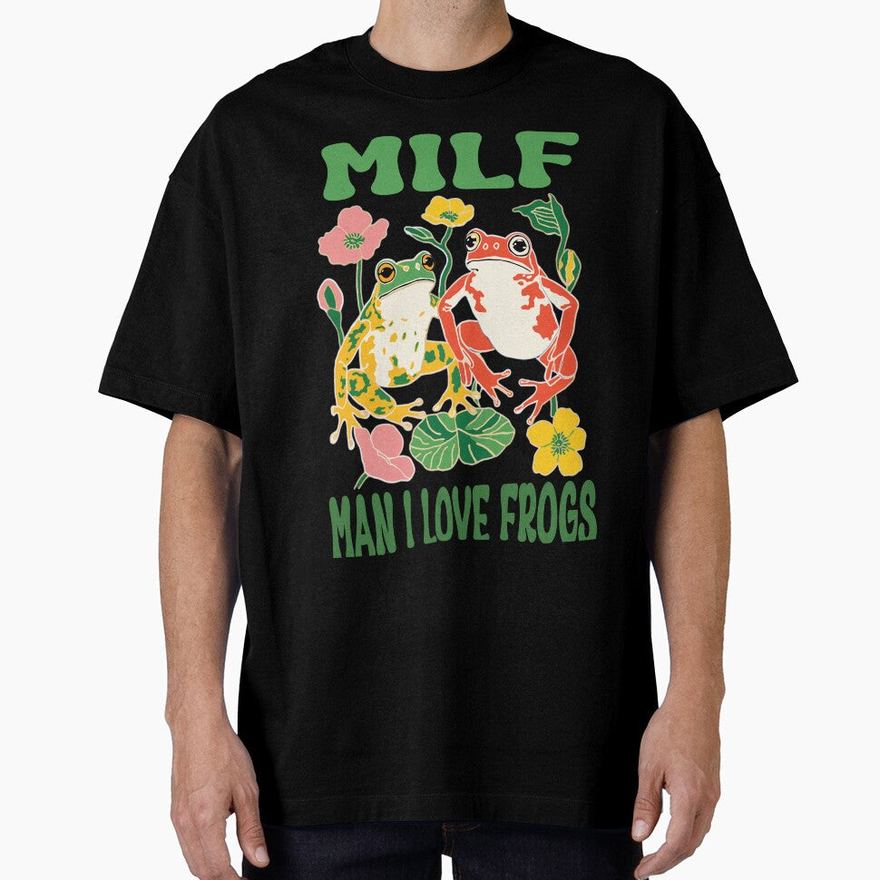 Frog Lover Cottagecore, Women MILF Man I Love Frogs by GirlGlowGraphic