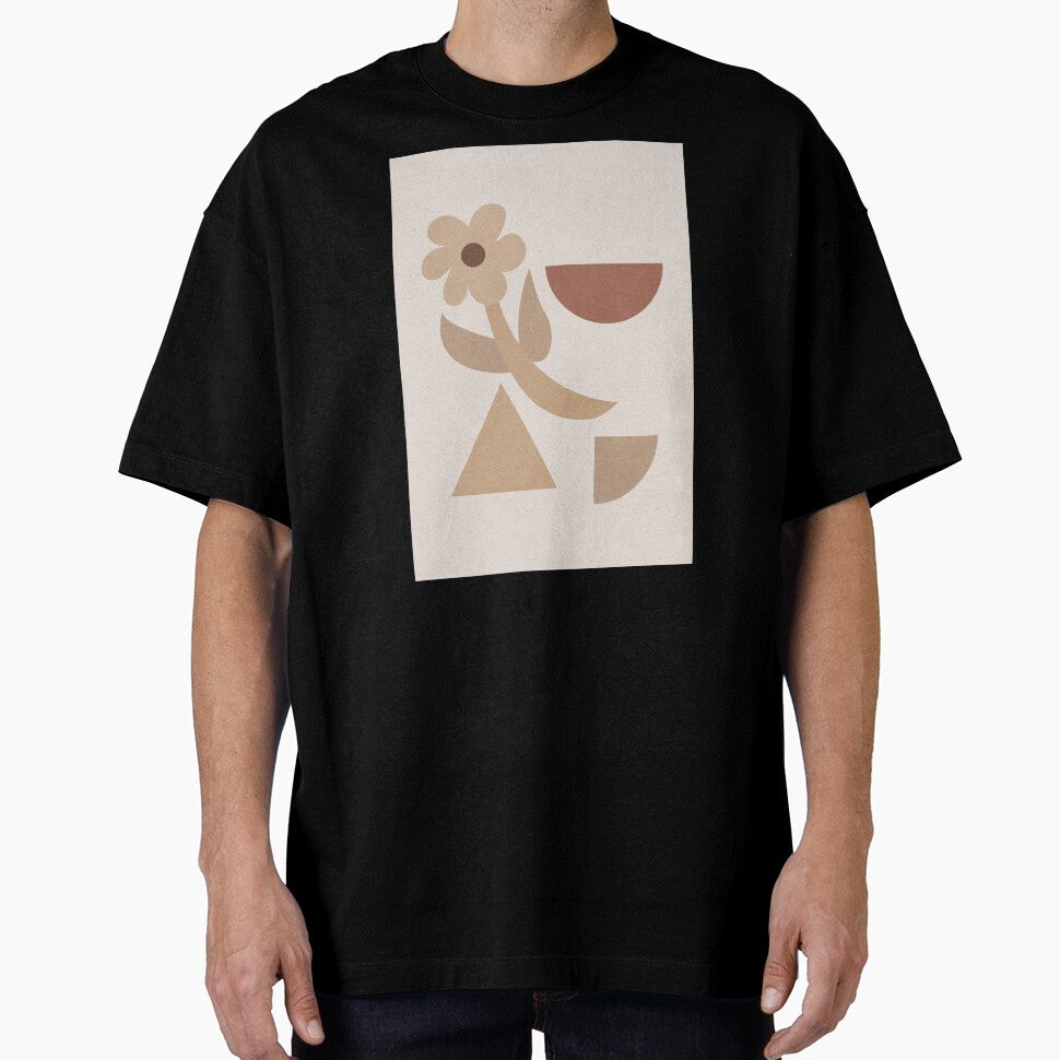 Mid Century, Abstract Floral, Neutral Tones by technicolorable_art
