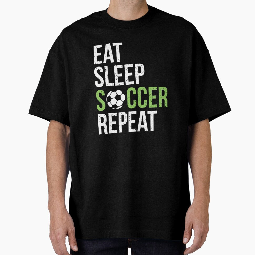 Eat Sleep Soccer Repeat Vintage by EstelleStar Unisex , , , Long Sleeve Tee
