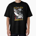 Chainsaw Devil Hybrid Battle Vintage Anime Design by CosmicFna