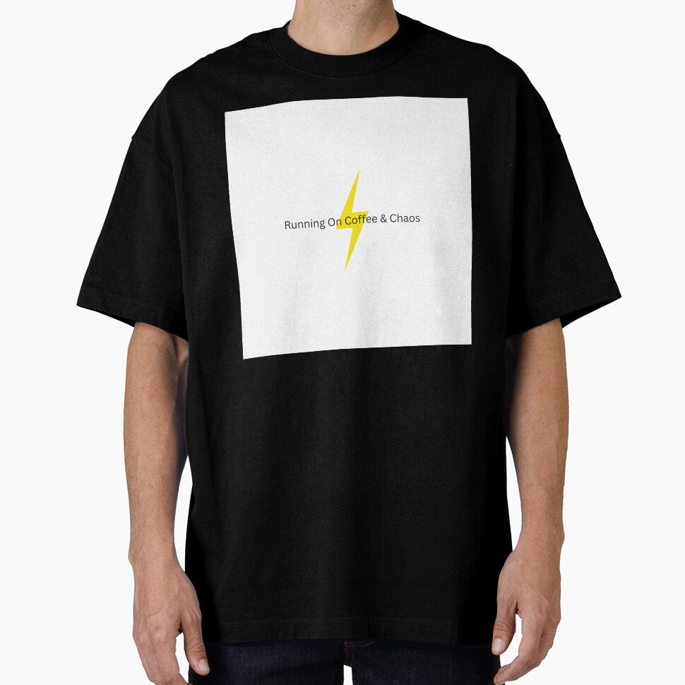 Running On Coffee & Chaos – Funny Coffee Quote by theglow1