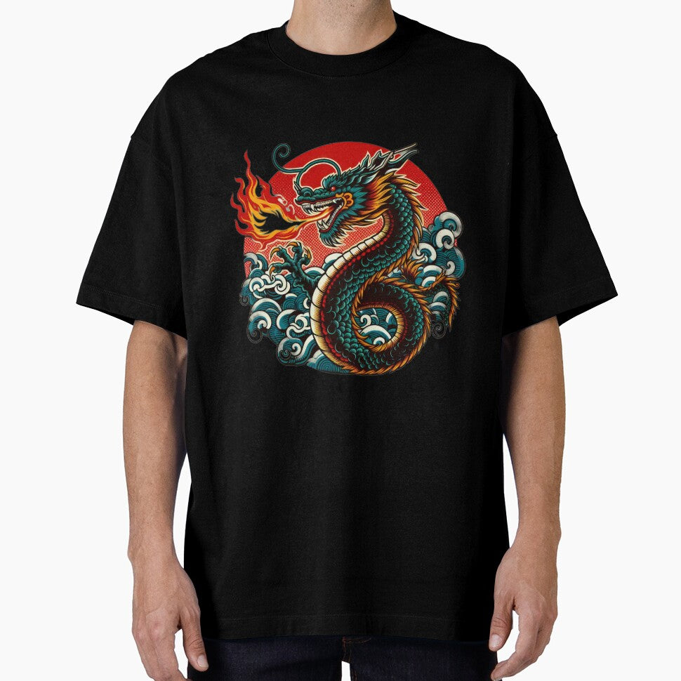 Fire Shock dragon breathing fire vintage by Expressions-Sel