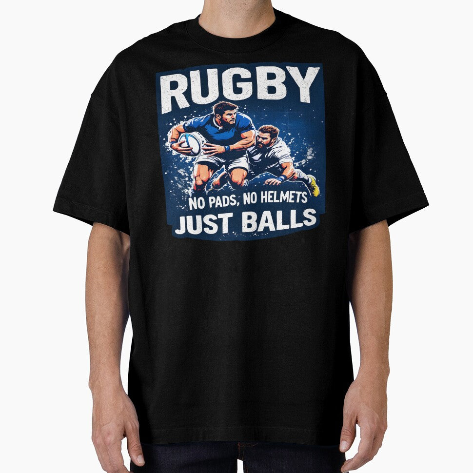 Rugby No Pads No Helmets Just balls by AlphaTeez Unisex , , , Long Sleeve Tee