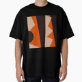 Geometric Invocation in  Orange & Black by Rob Colvin