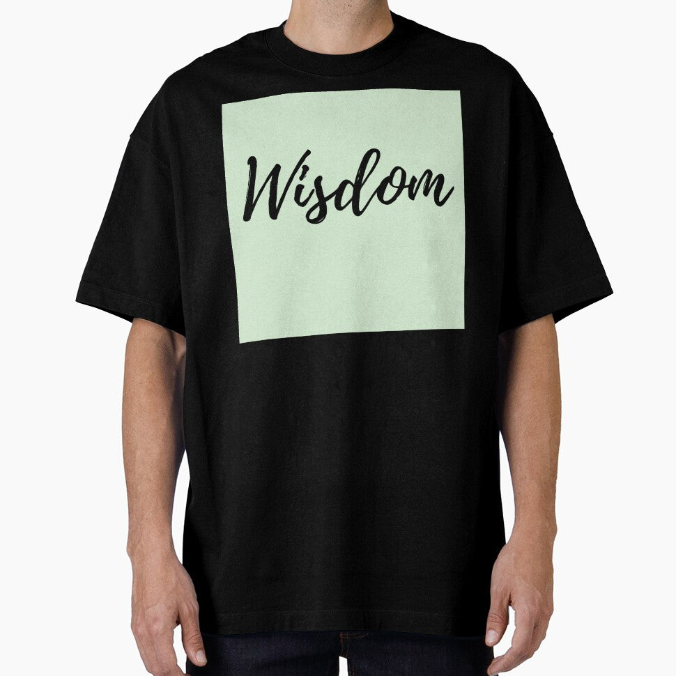 Wisdom - Mint Background Positive Affirmation by ActionFocus