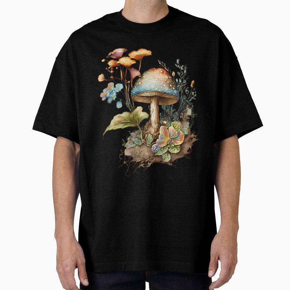 Floral Mushroom Cottagecore by sielmadahurud