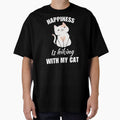 Happiness is hiking with my cat, hiking dad or mom enthusiast fan quote by NBSStore
