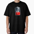 Social Battery Low - Introvert Mood Funny Design Premium Tri-Blend T-Shirt by kevincuellar