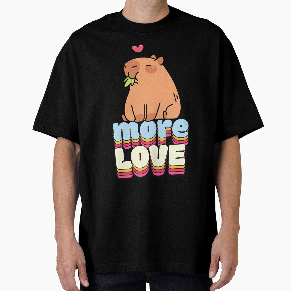 Cute Capybara Spreading More Love Positivity by chillaxcats