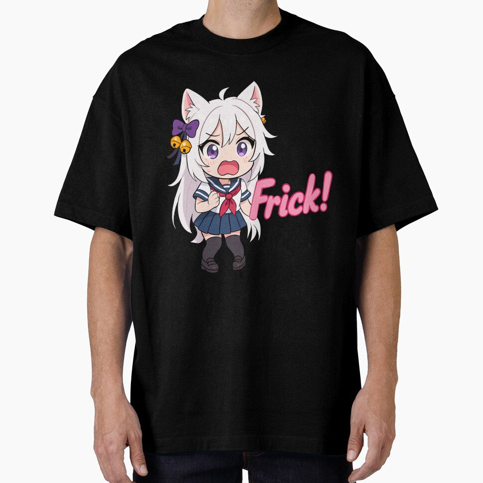 Filian Fullbody Chibi Design Sticker "Frick!" by Fresh Oshi Pressed