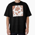 Brown And White Flower Boho Design by Sartoris Art