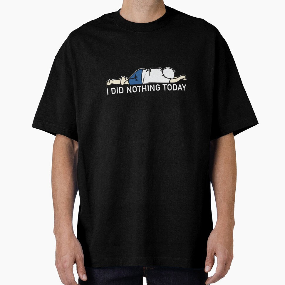 I Did Nothing Today Funny Lazy Quote by owl-eyes