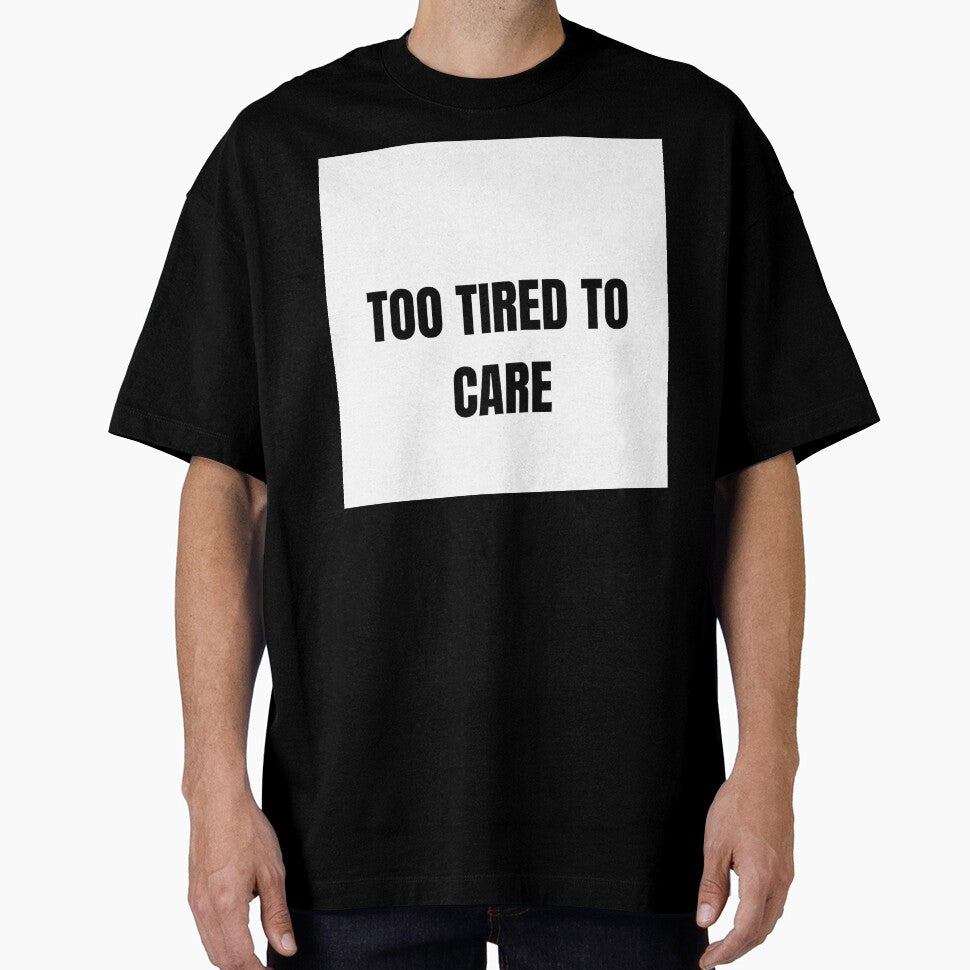 Too Tired To Care Funny Sticker by abanoubsamir938