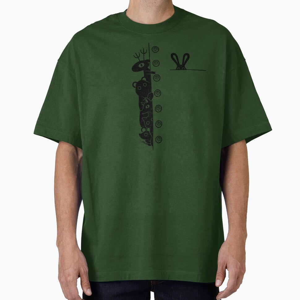 Forest Inside My Shirt Pocket Animals Bear Cat Deer Mouse Dog by Tobe Fonseca by Tobe Fonseca®
