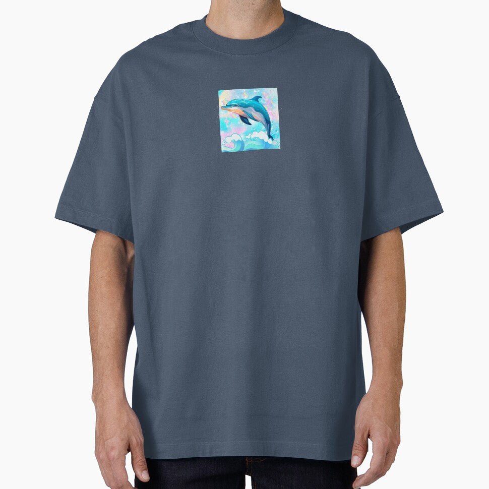 dolphin holographic ocean summer by coolcreativeco