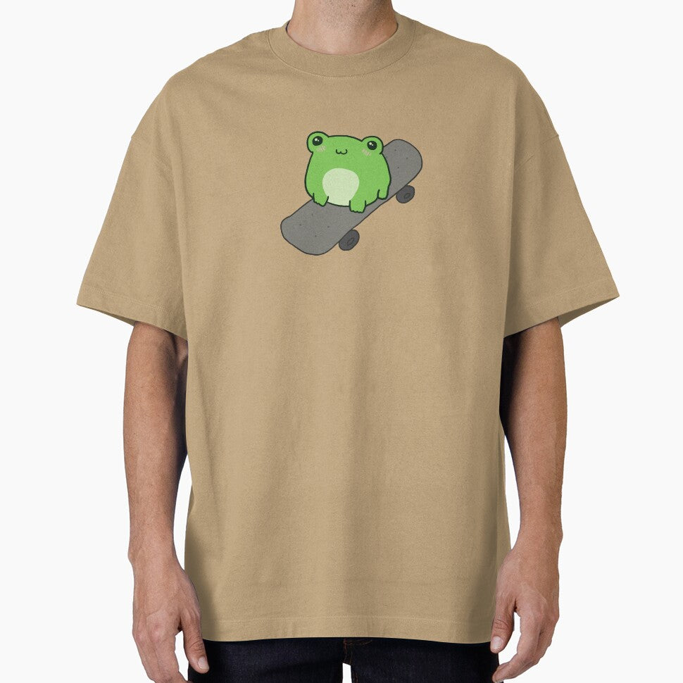 Cute Skateboarding Frog: Kawaii Cottagecore Aesthetic, Perfect Gift for Sports Fans, Kids and Teens by MinistryOfFrogs