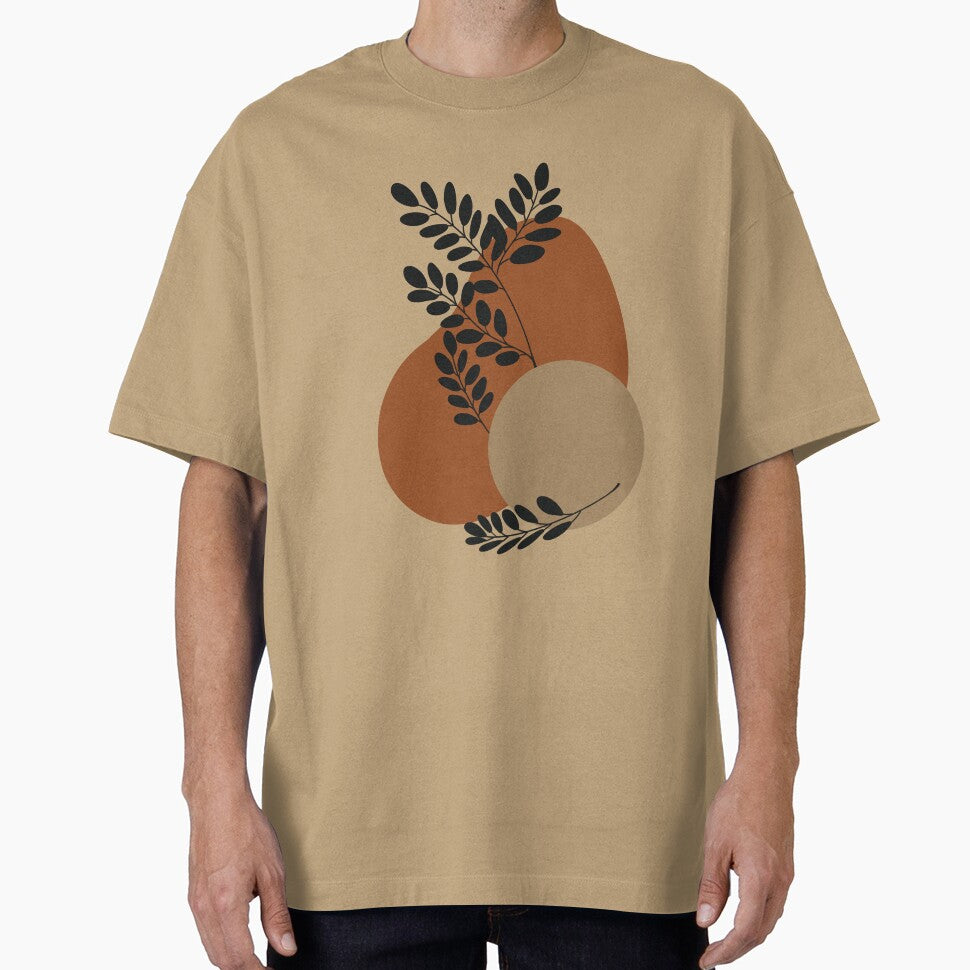 Boho Rock and Leaves Artwork by gracielynd