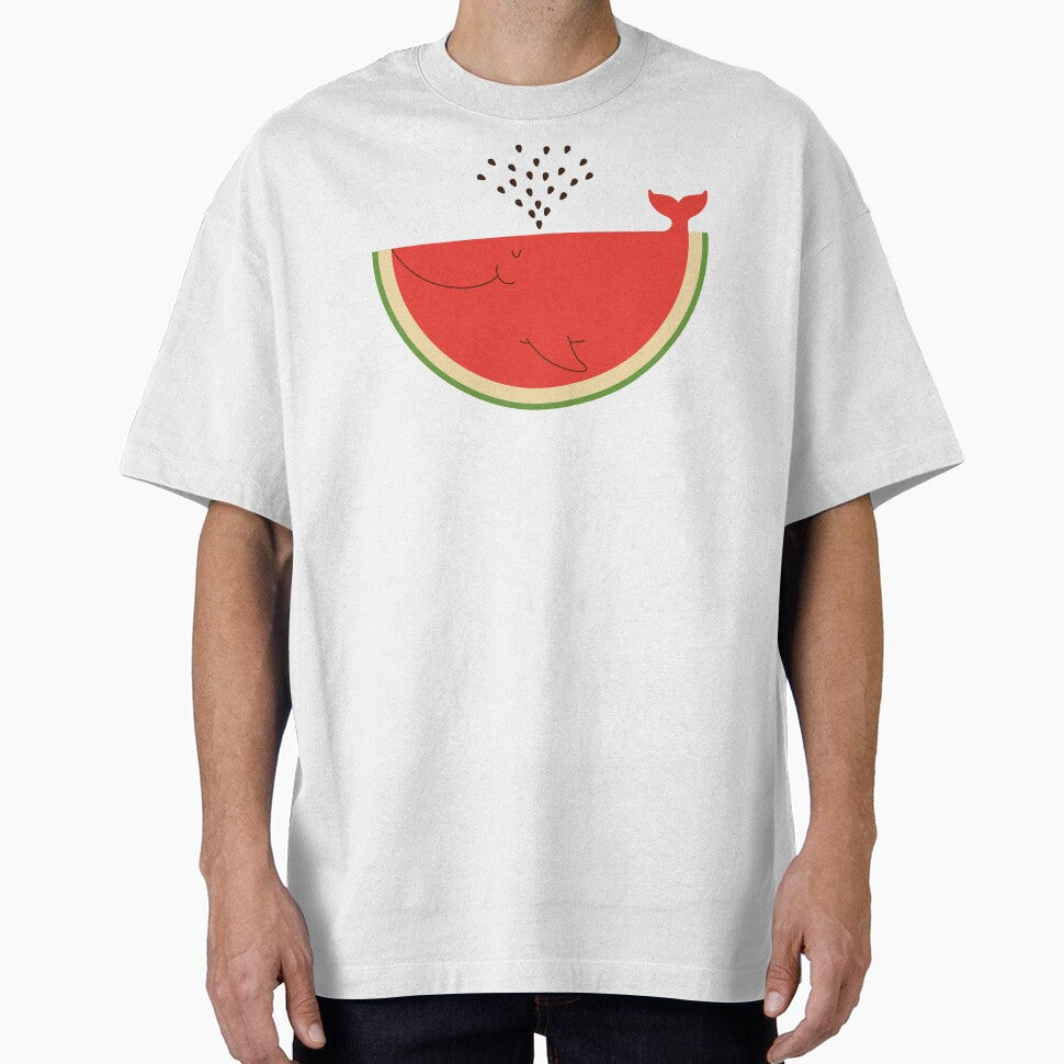 Watermelon Whale by ilovedoodle