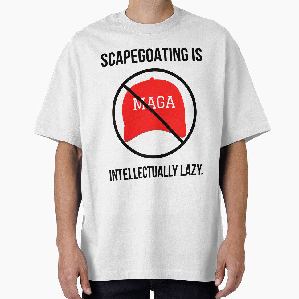 Scapegoating is intellectually lazy. by Rachel the Artist