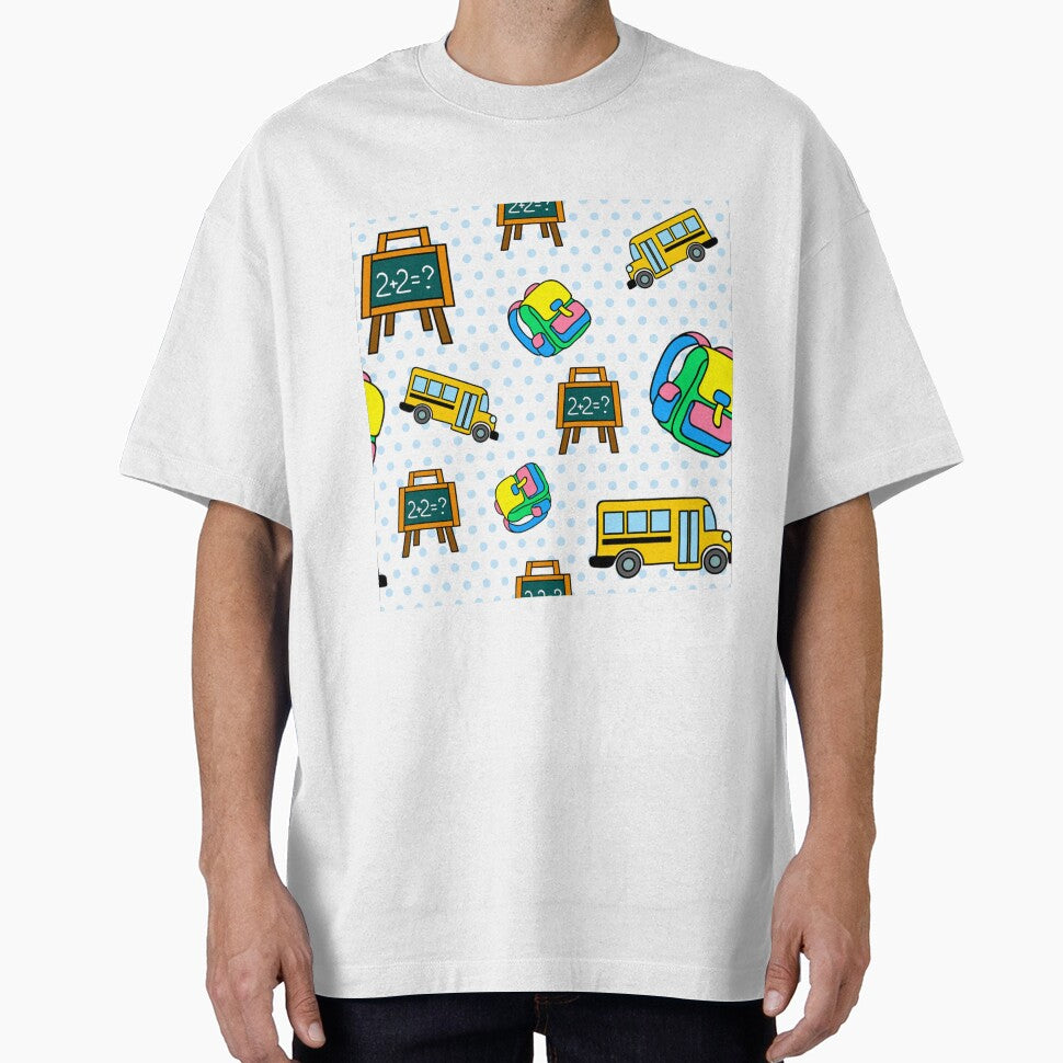 School Bus Seamless Pattern by Vanthuandesign