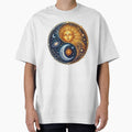 Sun Moon Yin Yang Celestial Art by PriyankaSonara