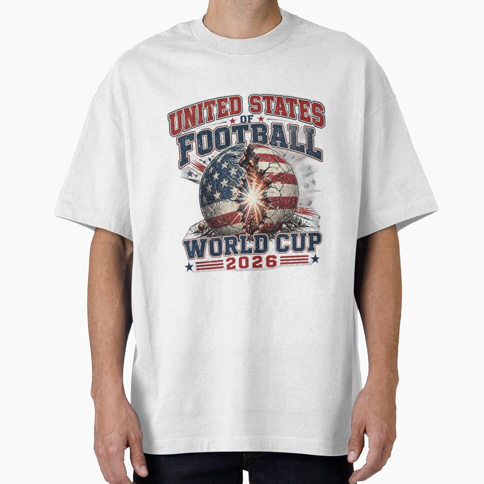 United States of Football — USA World Cup 2026 Fan by The96Minutes Unisex , , , Long Sleeve Tee