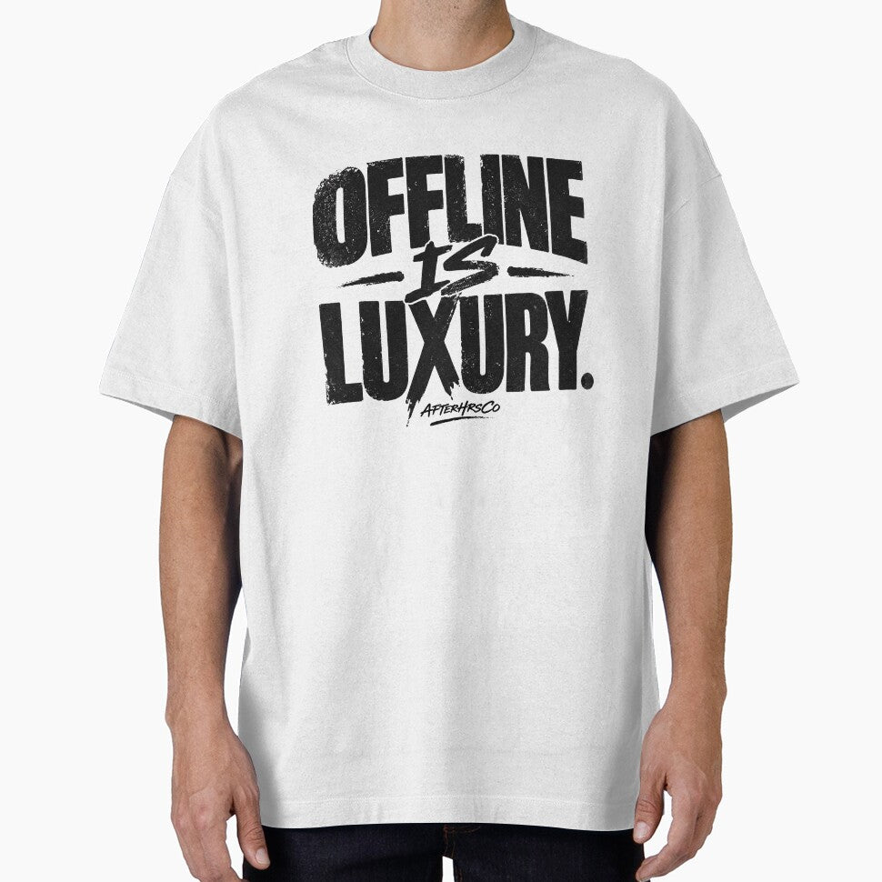 Offline Is Luxury - AfterHrsCo Boom Bap Inspired Streetwear Graphic Offline is Luxury by AfterHrsCo