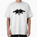 Tesla Cyber Beast Three-Headed Wolf Silhouette 8k UHD by bookletbuilder