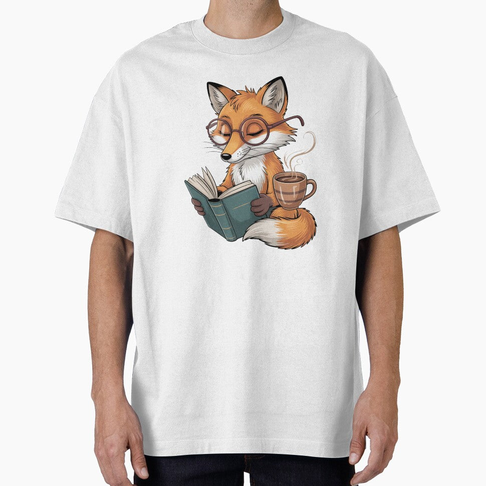 fox reading book by QuiteOrbit