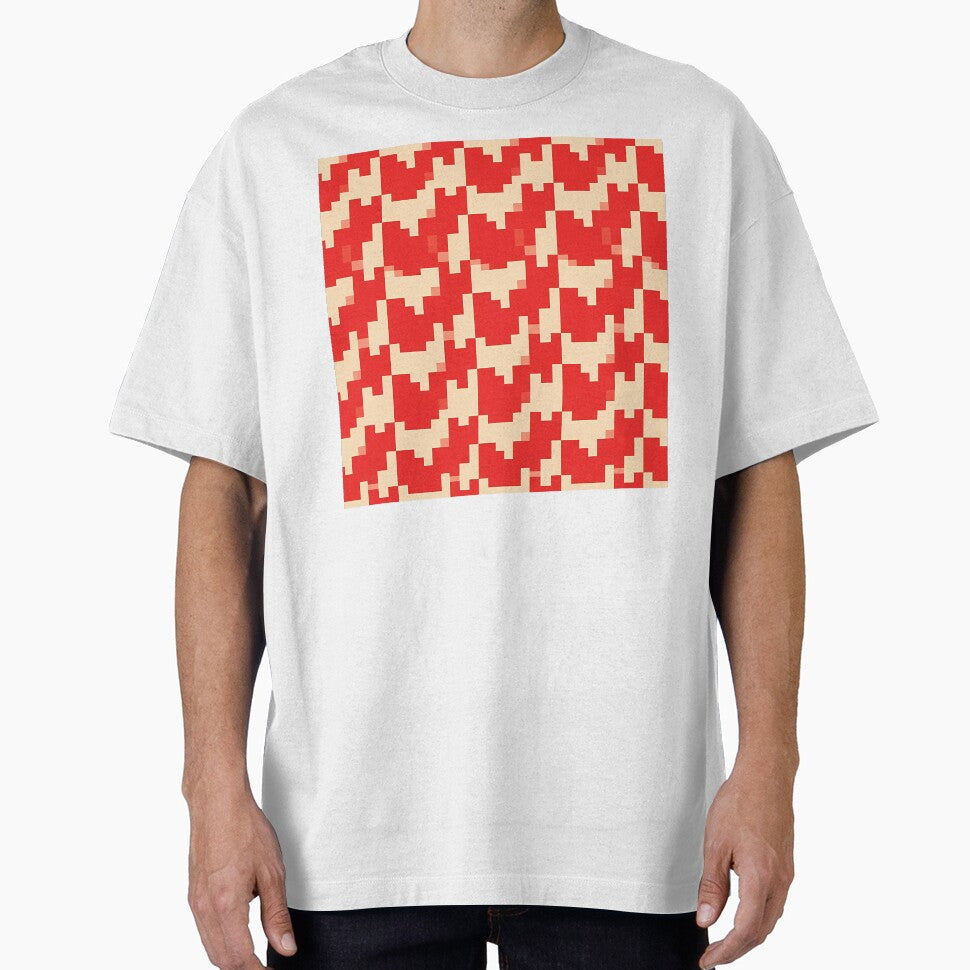 Pixel Zigzag Block Pattern by BASED Originals