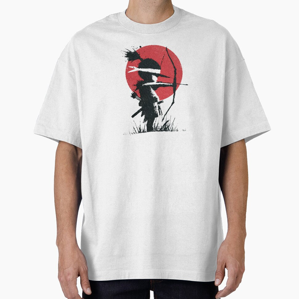 Ancient Archer Aiming With Spray Paint Style by EdvvinStudios