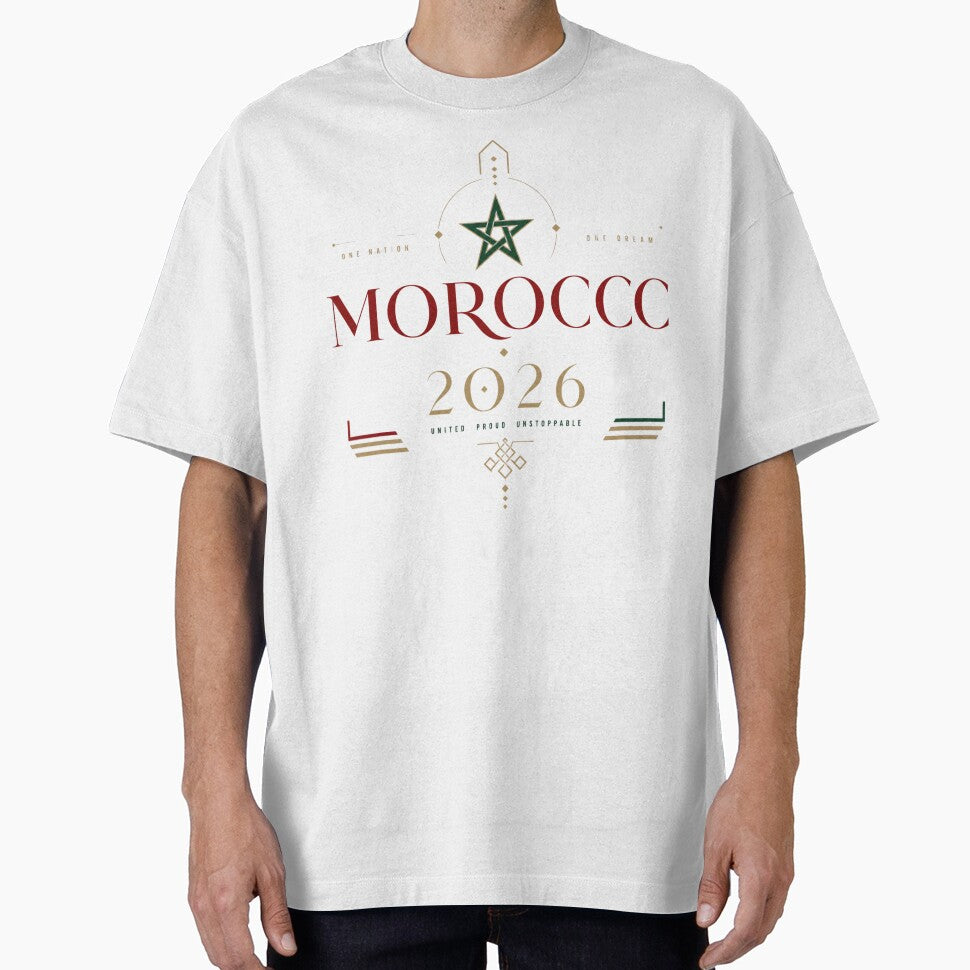 Morocco 2026 Football World Cup Glory | Atlas Lions Fan Supporter Shirt by rushaib Unisex , , , Long Sleeve Tee