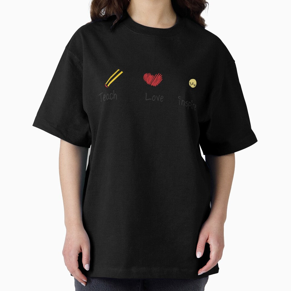 Teach Love Inspire - Motivational Teacher Design by RororereShop