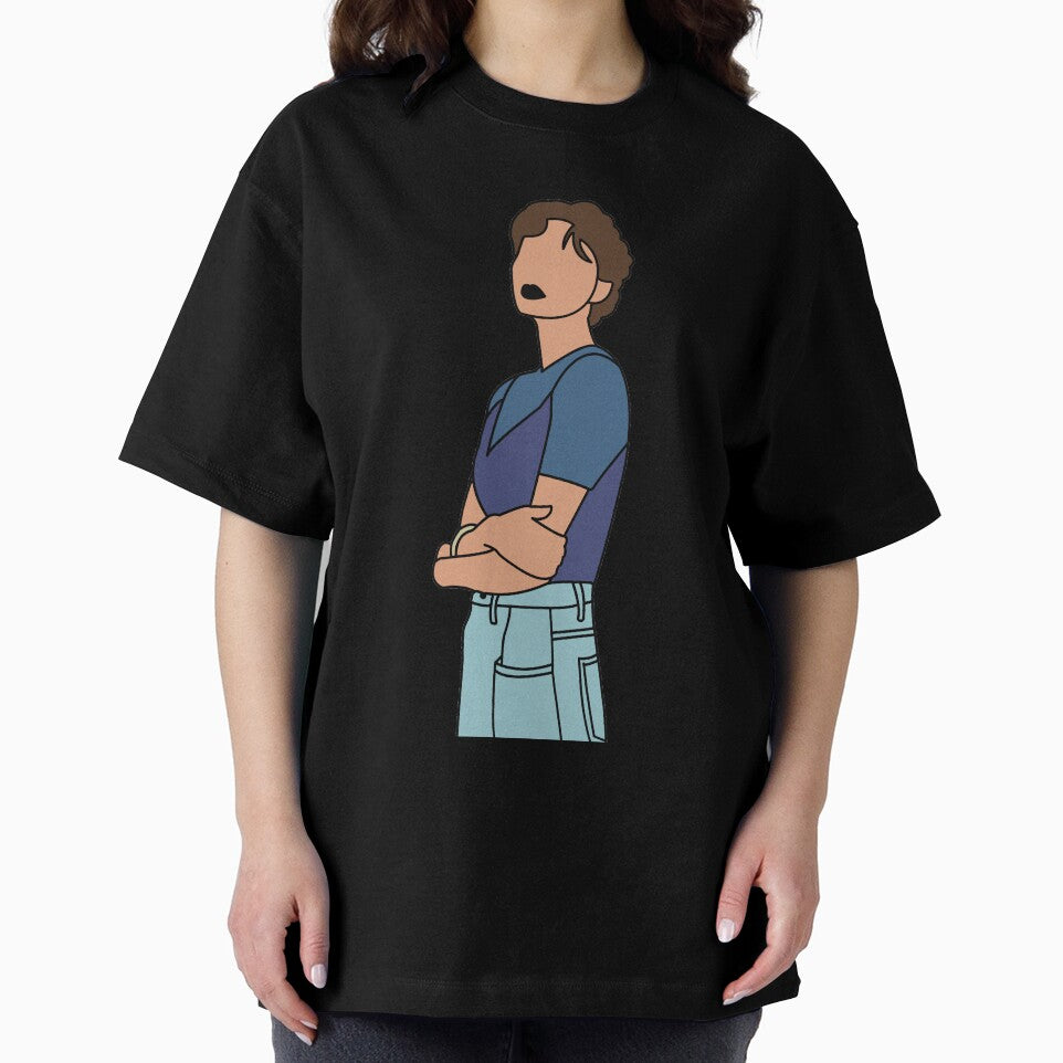 Minimalist Feminine Portrait - Denim & Navy by newera-lineart
