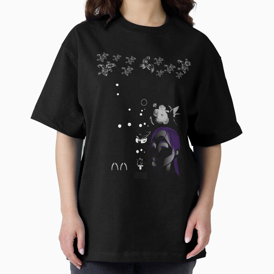 Japanese Woman Vaporwave Aesthetic Japan Classic by vibeno1 Unisex , , , Long Sleeve Tee
