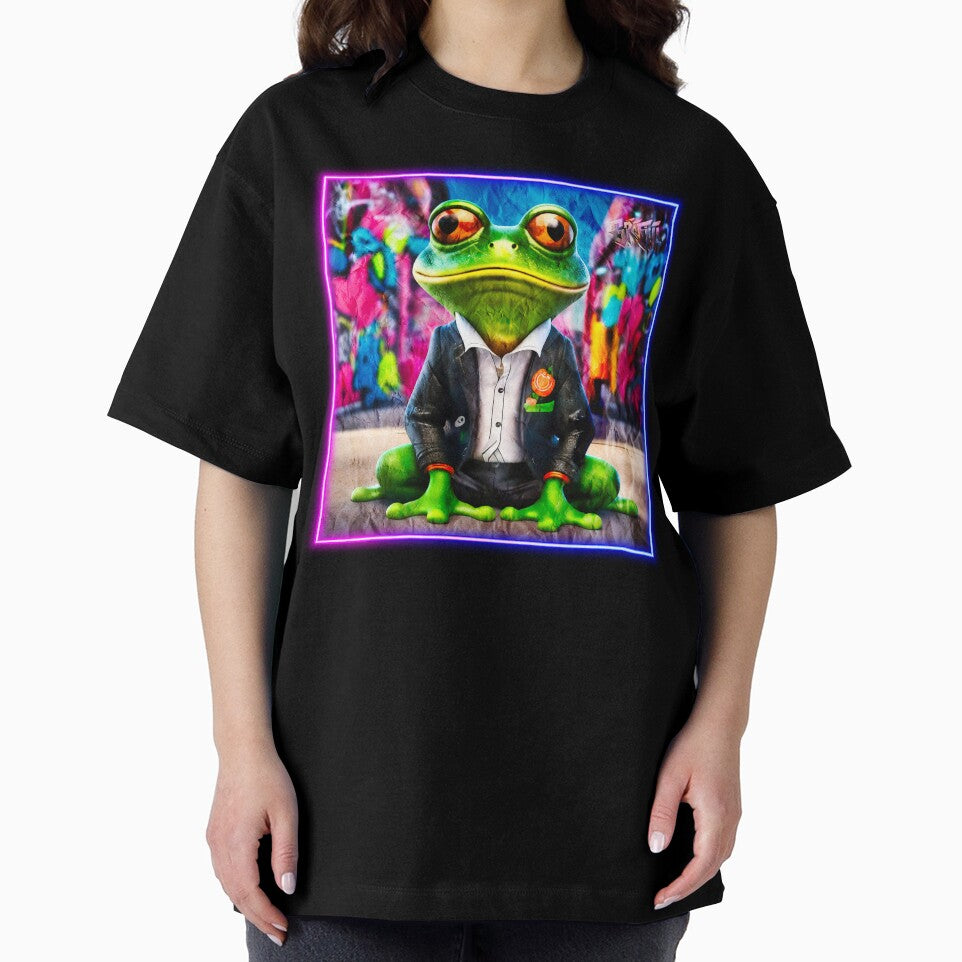 Graffiti style frog by Drone-tees