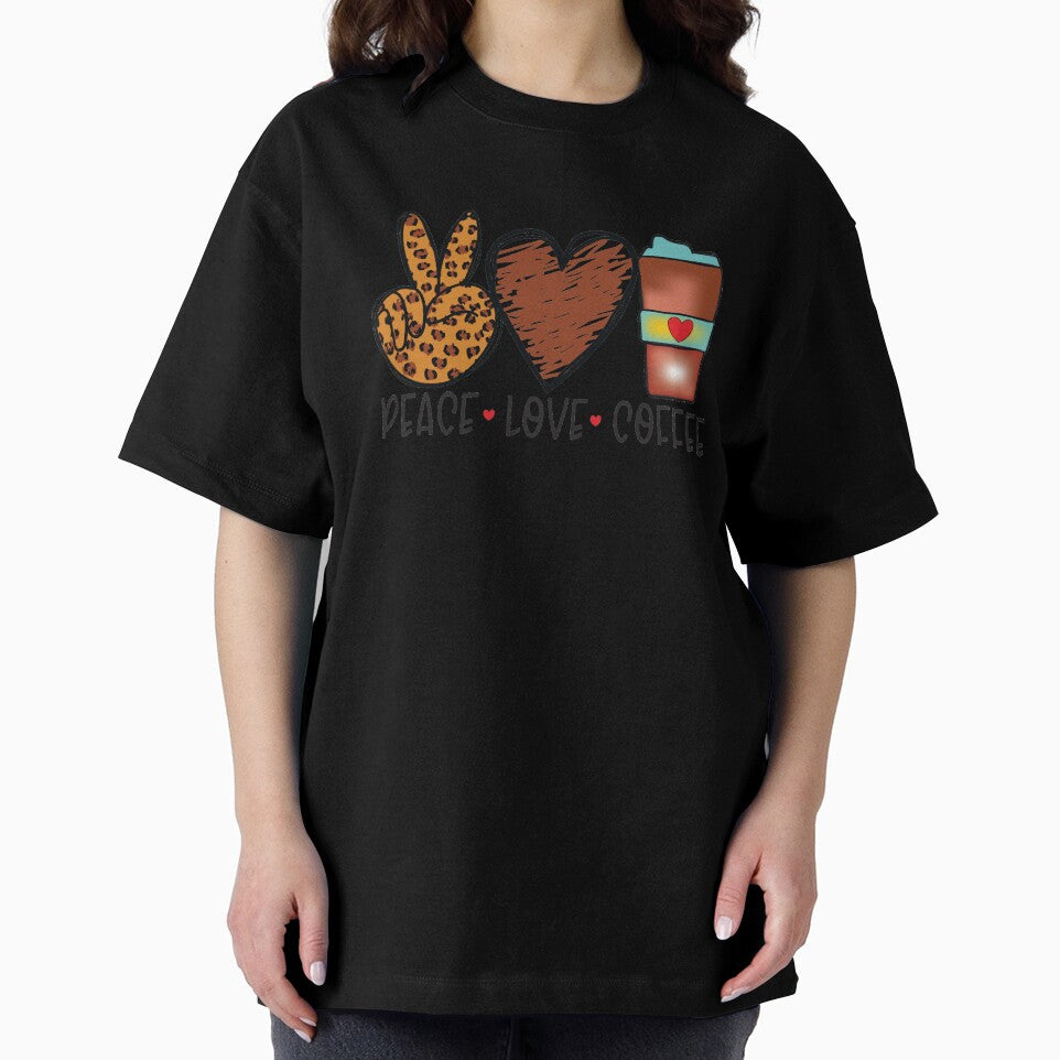 Peace Love Coffee | Coffee Fan by simplife-art