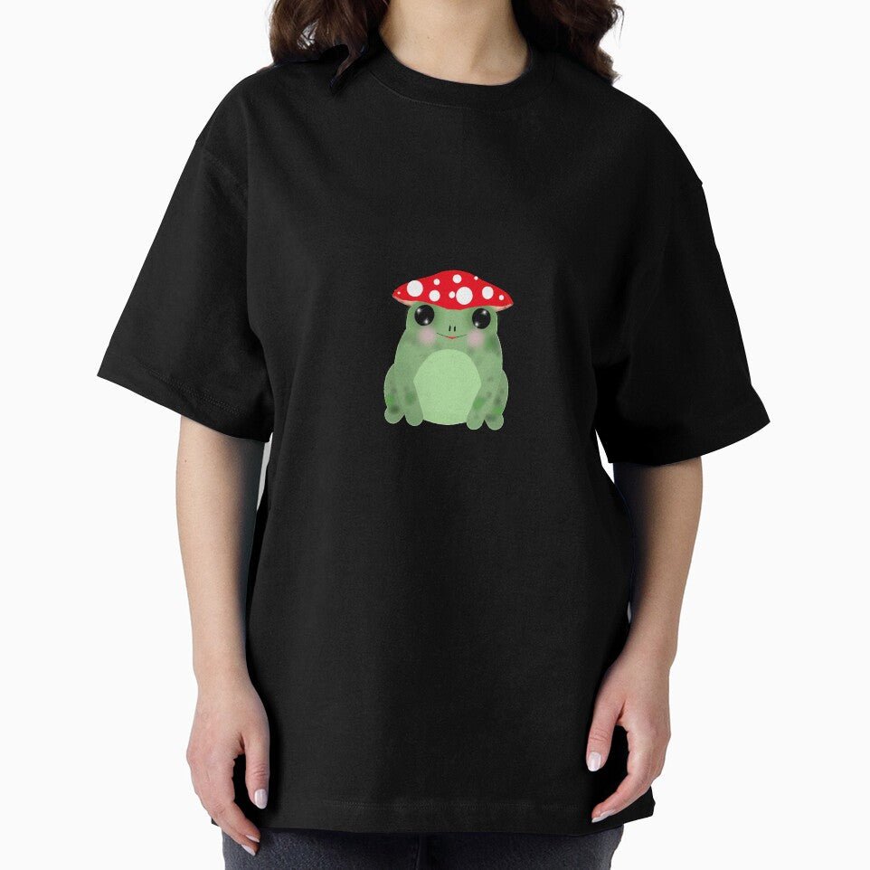 mushroom frog needs a log by Budibabe