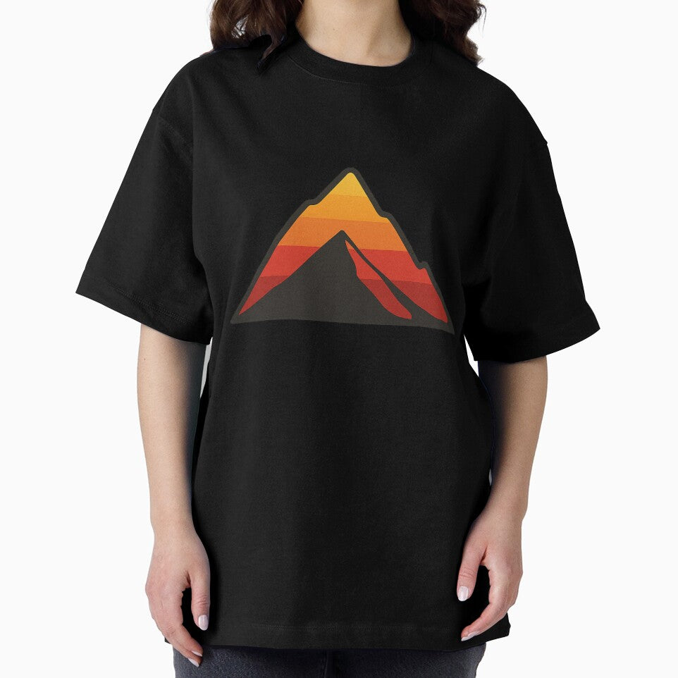 Sunset Mountain Silhouette by Nuvijo