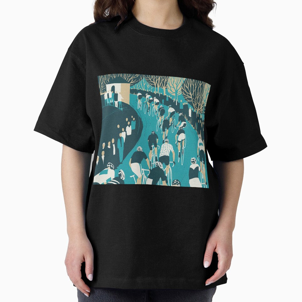 Retro Cycling Race Blue by SiouxLove