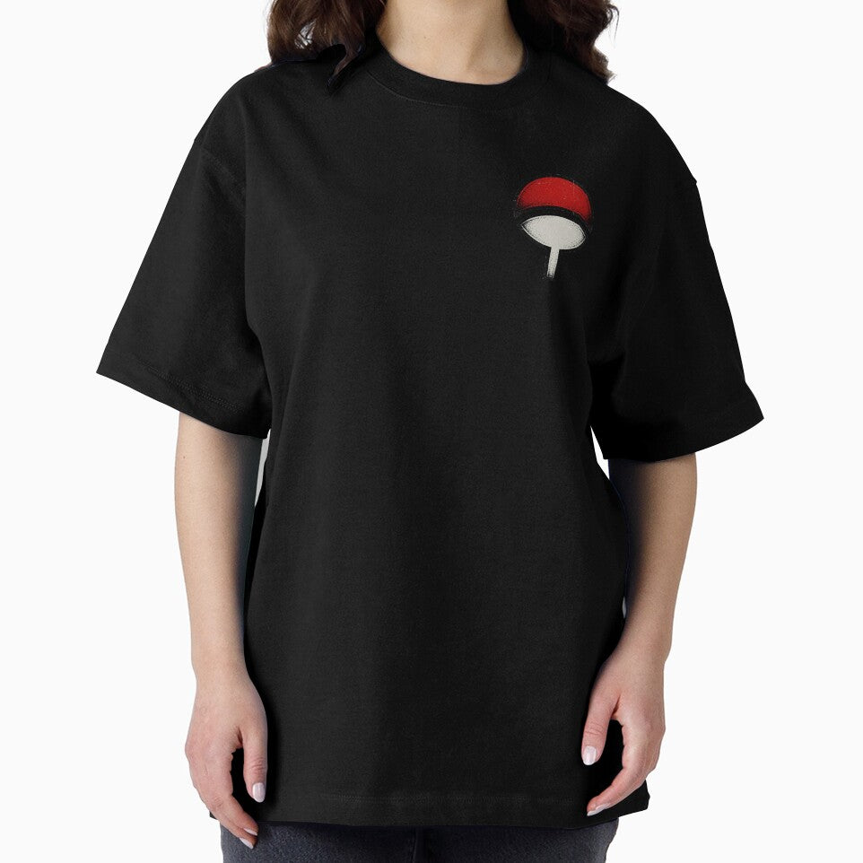Uchiha Clan Distressed Symbol | Japanese Anime Fan Design by Andruzito