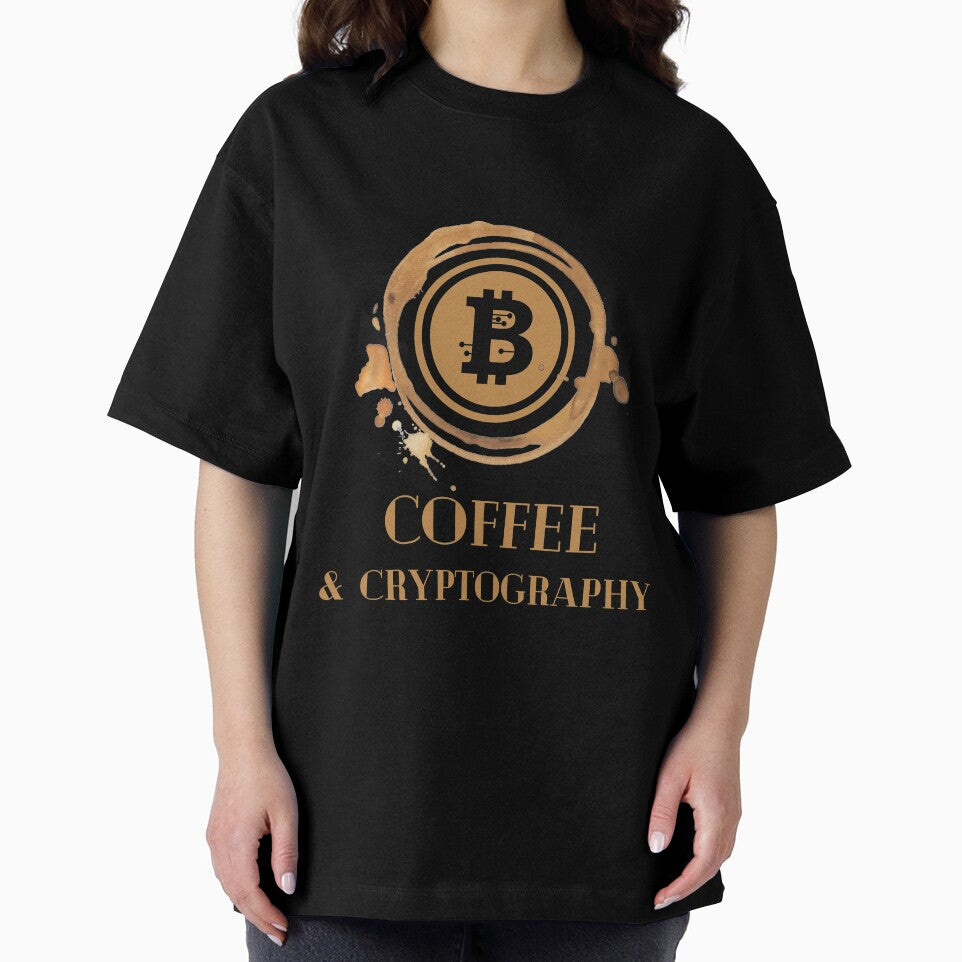 Coffee and Cryptography Crypto Shirt by Waritha (02) Srithong